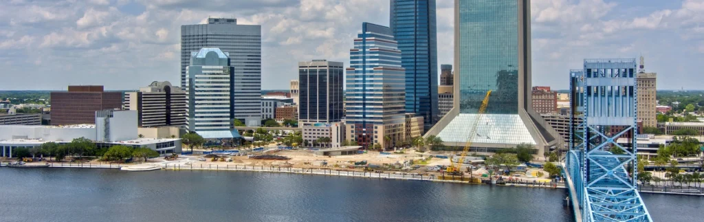 aerial view of jacksonville
