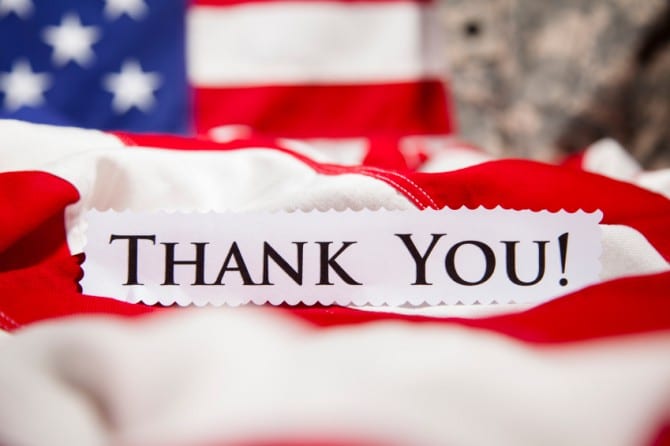 May is Military Appreciation Month. 