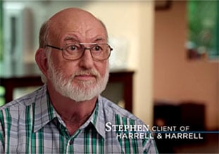 "If it wasn't for Harrell & Harrell, I wouldn't be in the position I'm in today."
