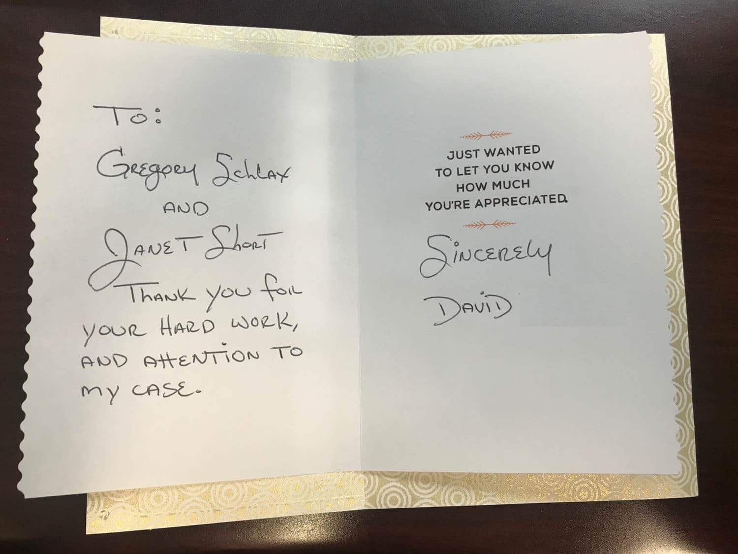 client testimonials for harrell harrell accident attorneys thank you for your hard work