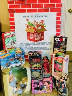 Blanding office toy drive