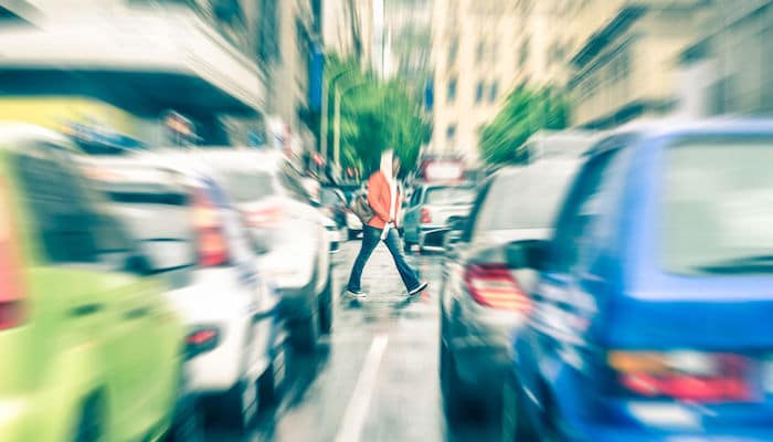 driver fault in pedestrian accident