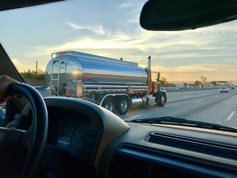 safe driving around semi trucks