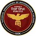 National Association of Dealer Counsel Top One Percent badge