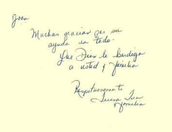 Client note