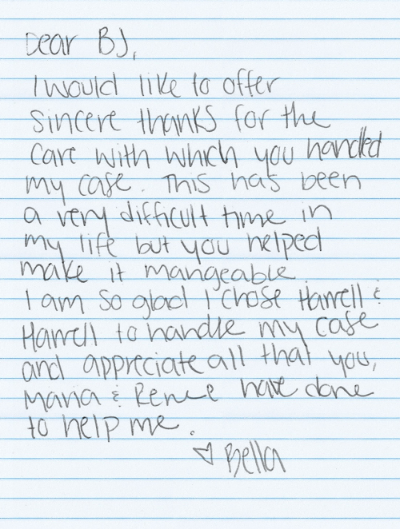 Client note